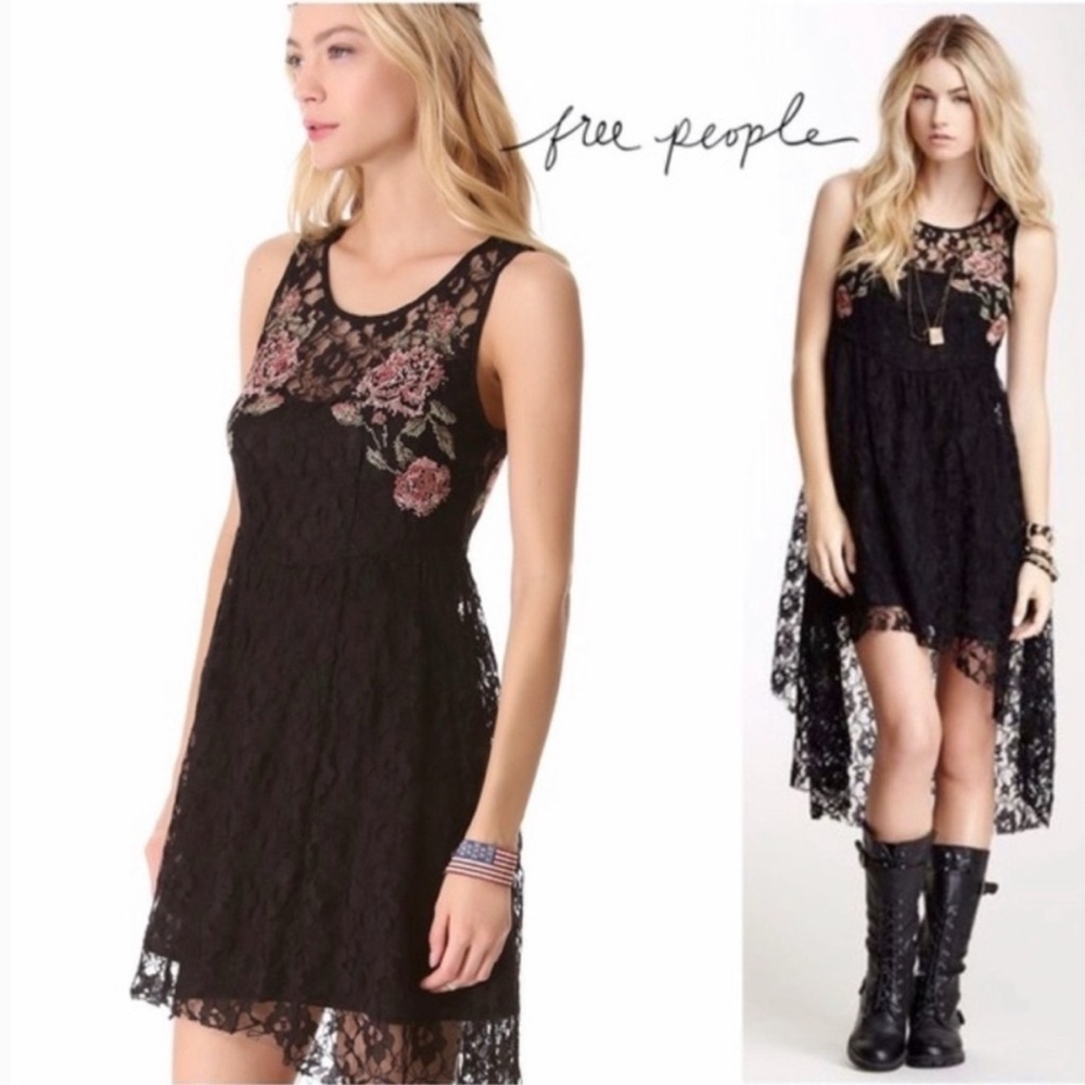Free People | Russian Nesting Doll High- Low Dress